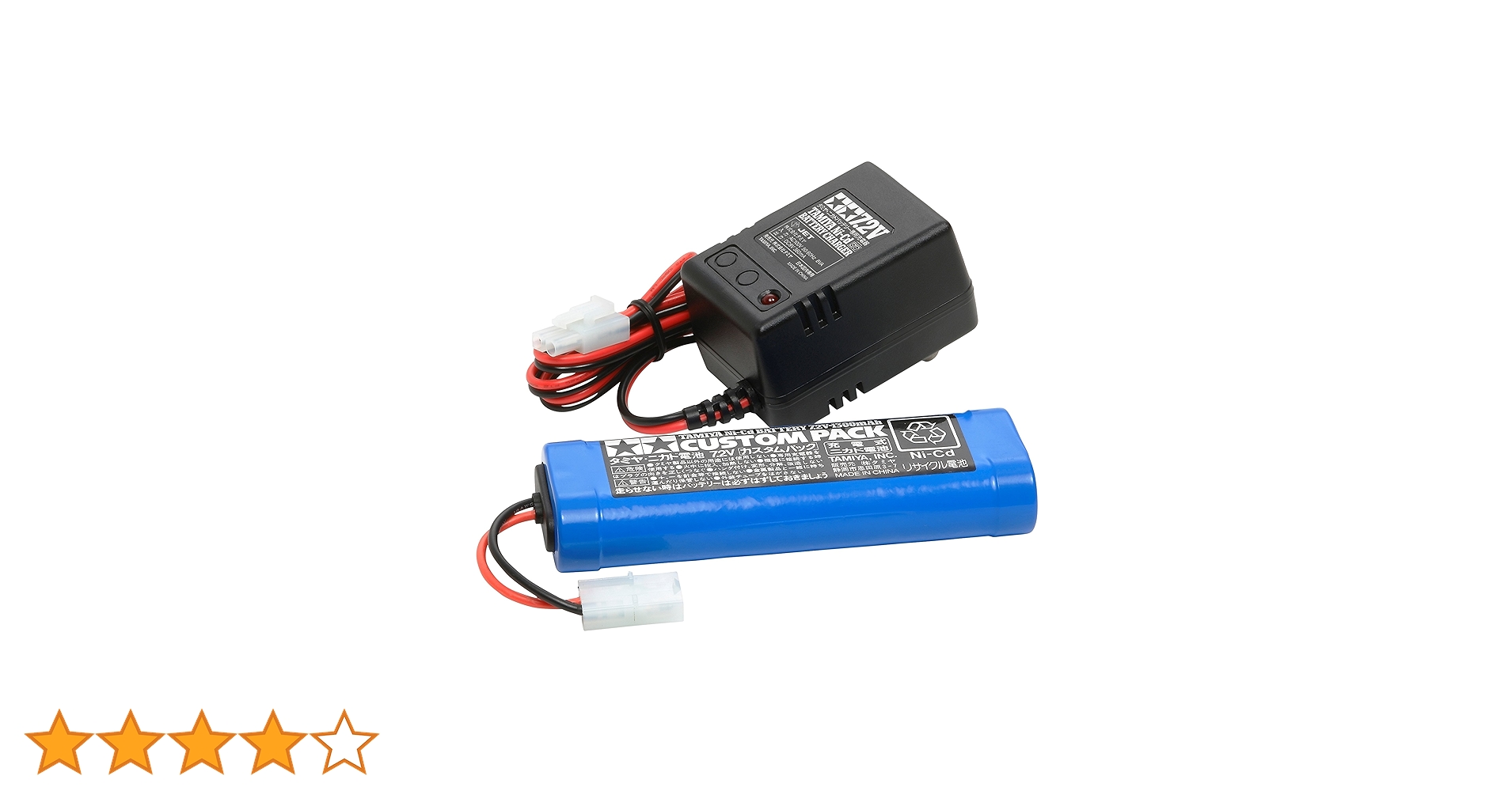 Amazon | タミヤ(TAMIYA) 7.2Vカスタムパックと充電器セット